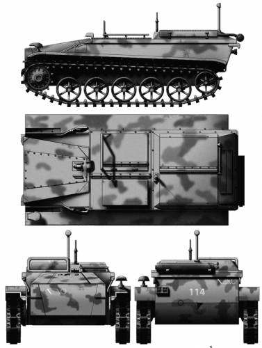 Sd.Kfz. 301 Borgward IV Ausf.A Schwere Ladungstrager