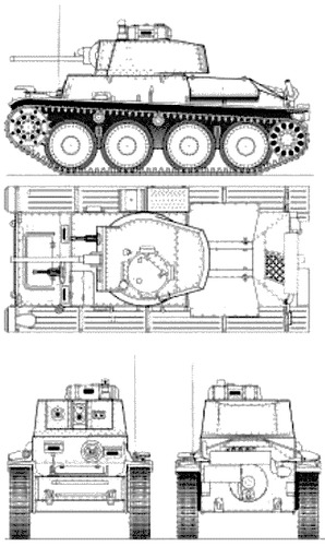Sd.Kfz. 38(t) Ausf.E Praga LT vz.38