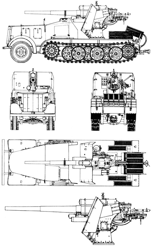 Sd.Kfz. 8 8.8cm Flak 18 (auf Zgkw 12t)