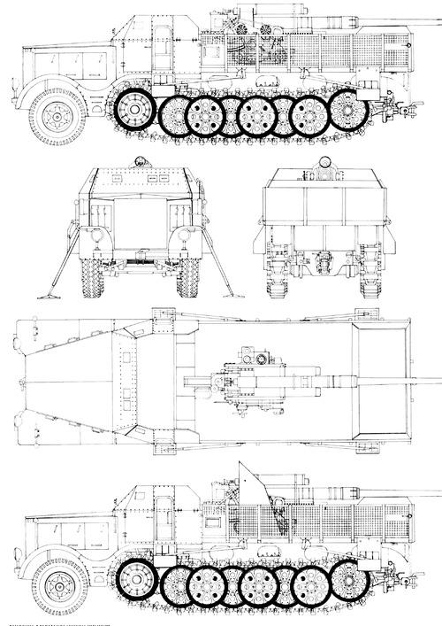Sd.Kfz. 9 FAMO 18ton & 8.8 cm Flak 37