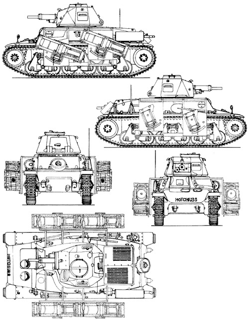 Selbstfahrlafette fur 2832cm Wurfrahmen auf Panzer 39H (f)