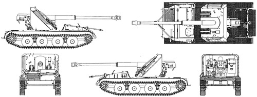 Waffentrager 8.8cm PaK 43 L-71 Ardelt