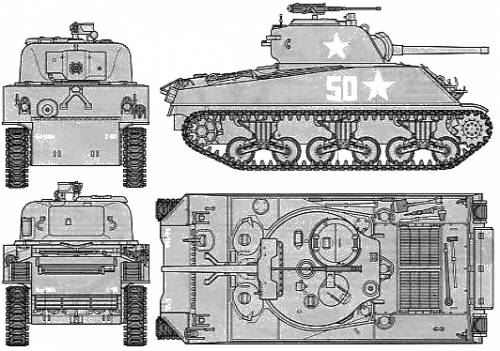 M4A3 Sherman 75mm