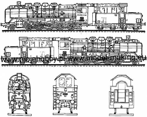 BR 50 Steam Lokomotive