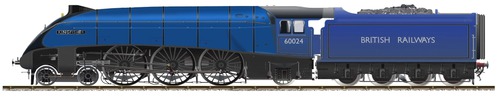 BR A4 Class No 60024 Kingfisher