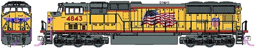 EMD SD70M Union Pacific