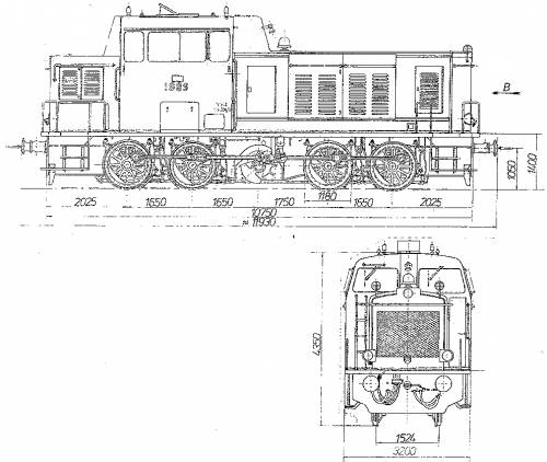 Finnish diesel locomotive Dv15