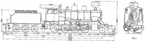 Finnish steam locomotive Tk3