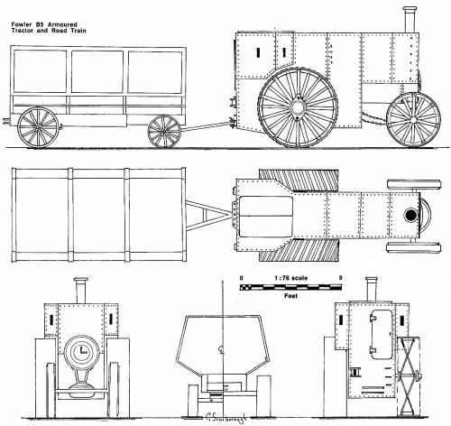 Fowler B.5 Armoured Road Locomotive