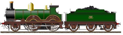 GWR 2-4-0 Class 3223