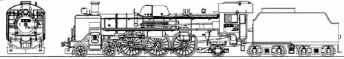 JNR Type C55-30 II (Steam Locomotive)