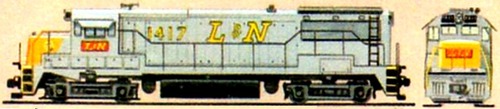 L&N Class U25B Bo-Bo 1960