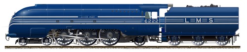 LMS Coronation Class - No 6222 Queen Mary