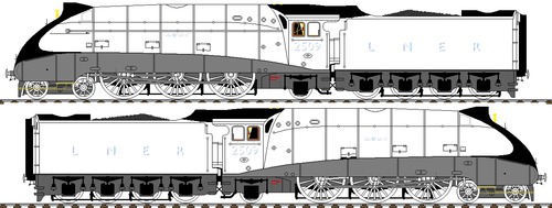 LNER Class A4 - No 2509-Silverlink