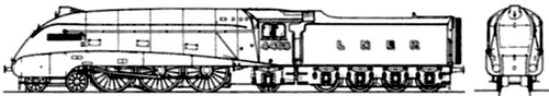 LNER Mallard A4 Class 4-6-2 1935