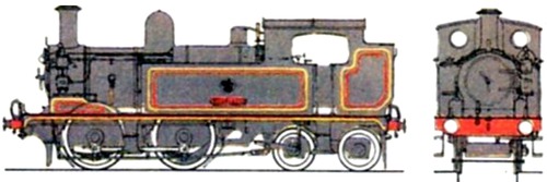 LSWR Class O2 0-4-4T 1891