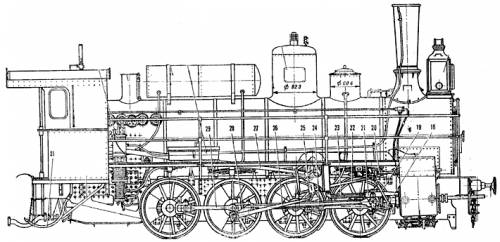 Russian OV Class Steam Locomotive 1