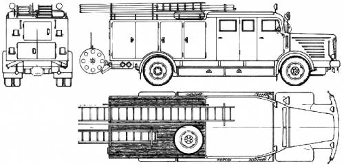 Bussing 8000 Fire Truck (1942)
