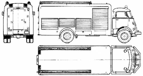DAF A1600 BB 425 Fire Truck (1970)