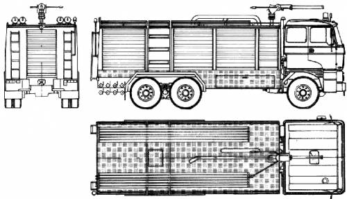 DAF FFS 2803 DKS Fire Truck (1982)