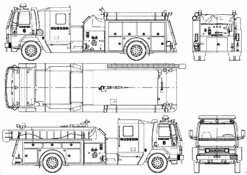 Ford E Cargo CF8000 Fire Truck (1989)