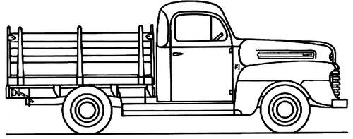 Ford F-1 Stake Truck 1948