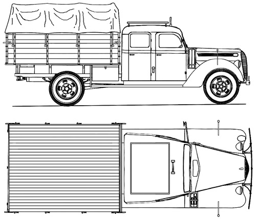 Ford G917 Barrel Nose (1939)