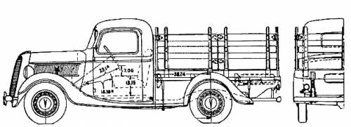 Ford Pick-Up Truck (1937)