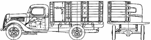 Ford Platform Truck (1937)