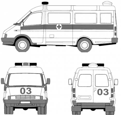 GAZ Sobol Ambulance