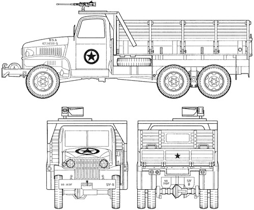 GMC CCKW-352 2.5 ton 6x6