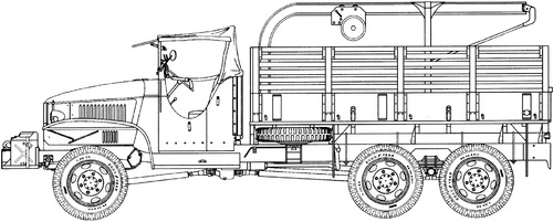 GMC CCKW-353 B Set No.7 2.5 ton 6x6