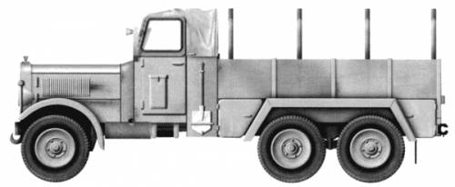 Henschel-33G1 Kfz.61 Einheitsdiesel 6x6 2.5ton