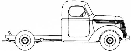 International D-15 Truck -9 (1937)