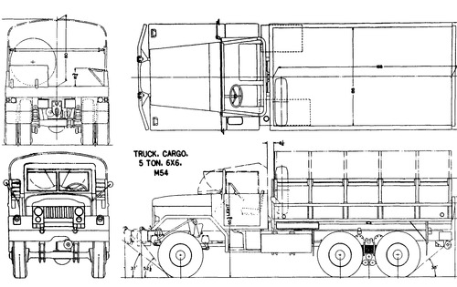 International Haevester M54 5ton 6x6 Cargo (1959)