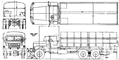 International Haevester M55 5ton 6x6 Cargo (1959)