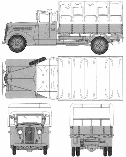 Isuzu TX40 Type 97 2-ton Truck (1940)