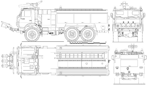 KamAZ-43101 AA-40 (43101)-189 Fire Truck