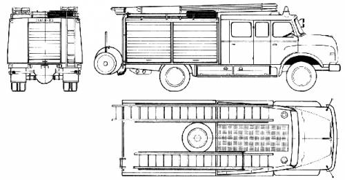 MAN 11.168 HLF Fire Truck (1977)