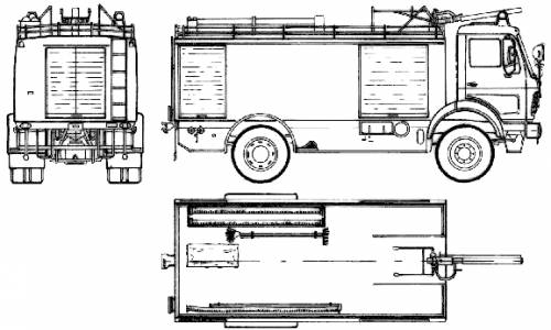 Mercedes-Benz AK719 Fire Truck (1979)