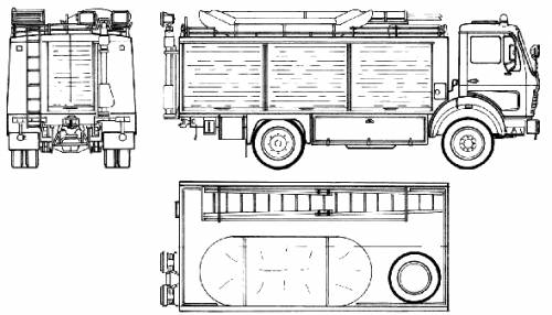 Mercedes-Benz L1017 AF-36 Fire Truck (1979)