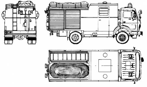 Mercedes-Benz L1017 Fire Truck (1978)