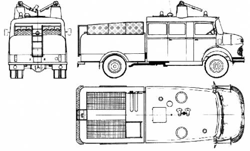 Mercedes-Benz L1113 Fire Truck (1972)