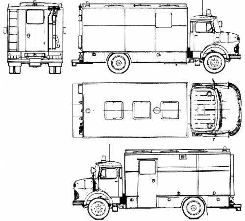 Mercedes-Benz L1113 Fire Truck (1983)