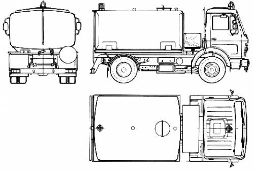 Mercedes-Benz L1217 Fire Truck (1979)