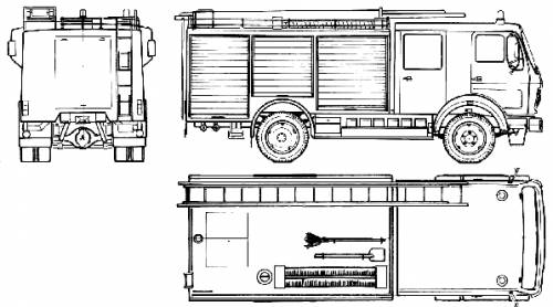 Mercedes-Benz L1219 AF Fire Truck (1980)