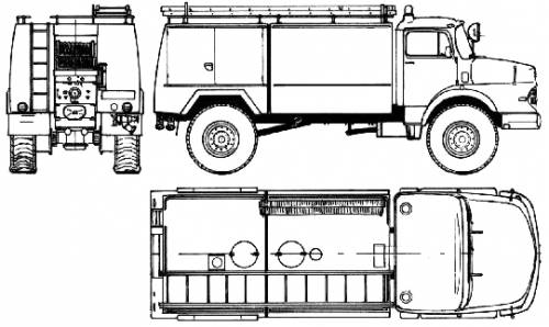 Mercedes-Benz L1924 Fire Truck (1971)