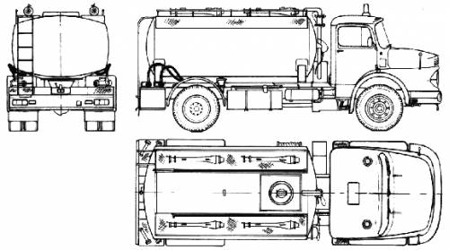 Mercedes-Benz L1924 Fire Truck (1977)