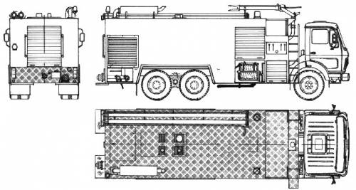 Mercedes-Benz L2232 Fire Truck (1983)
