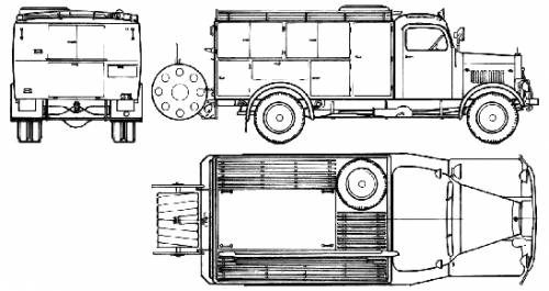 Mercedes-Benz L3000 S Fire Truck (1941)